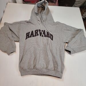 EXCHANGE Gray Harvard Hoodie
